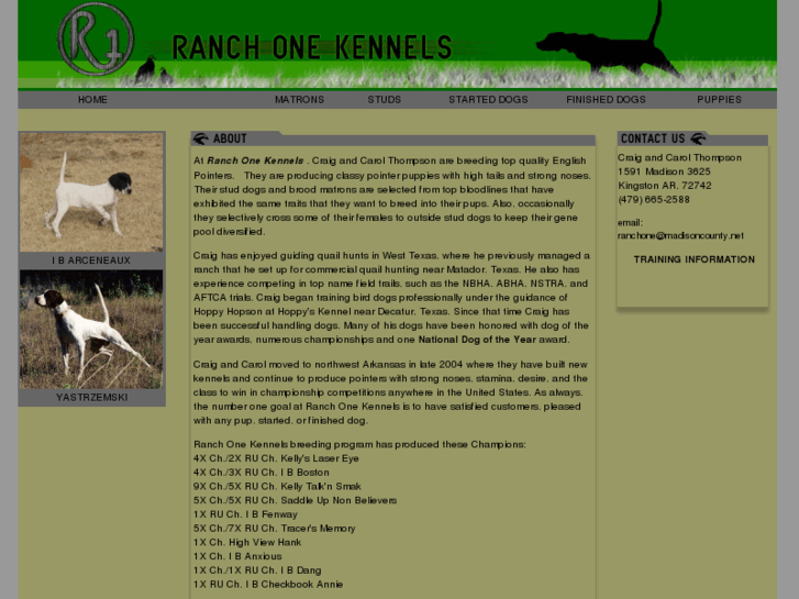 www.ranchonekennels.com