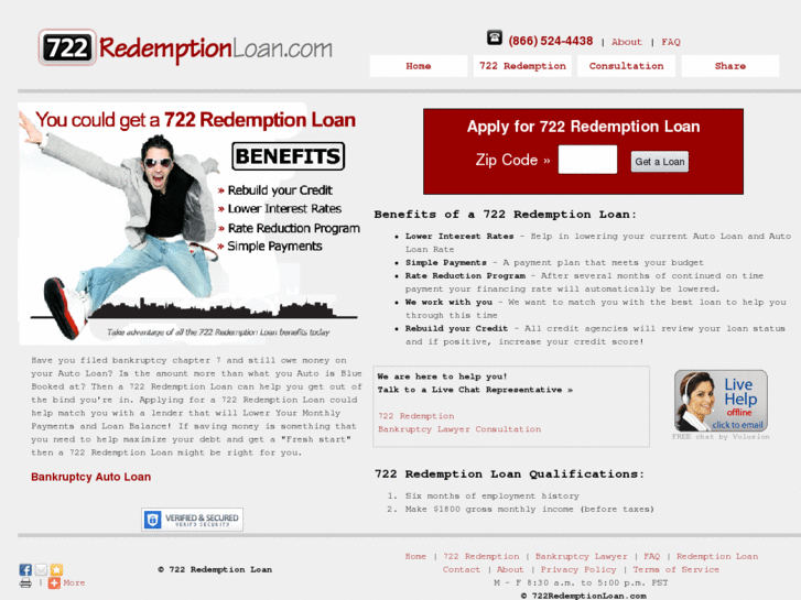 www.722redemptionloan.com