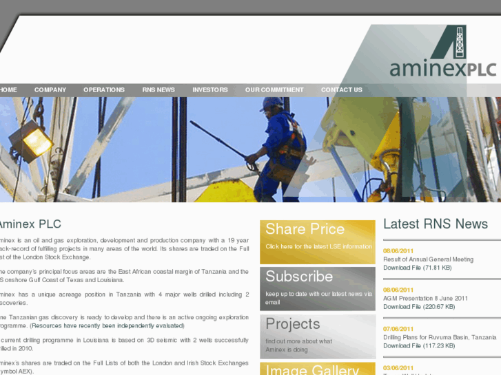 www.aminex-plc.com