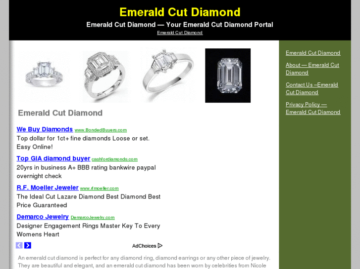 www.emeraldcutdiamond.net