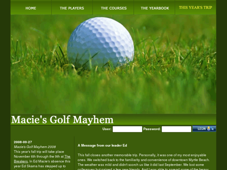 www.maciesgolfmayhem.com