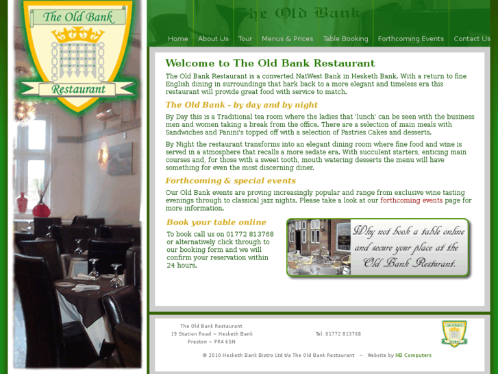 www.oldbankrestaurant.com