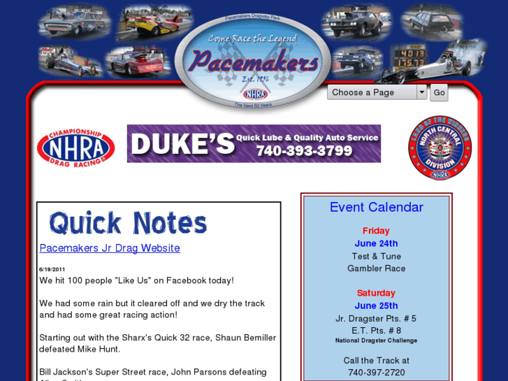 www.pacemakersdragway.com