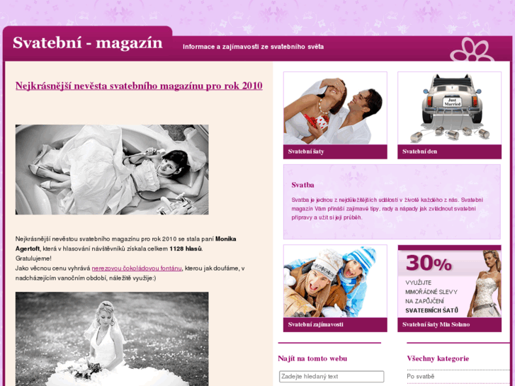 www.svatebni-magazin.cz