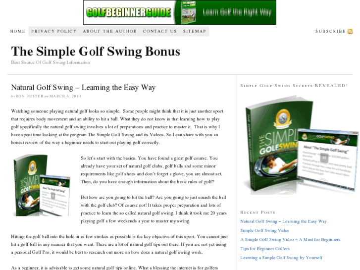 www.thesimplegolfswingbonus.com