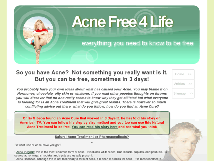 www.acnefree4life.net