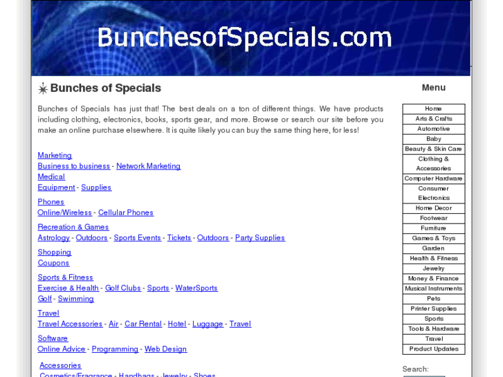 www.bunchesofspecials.com