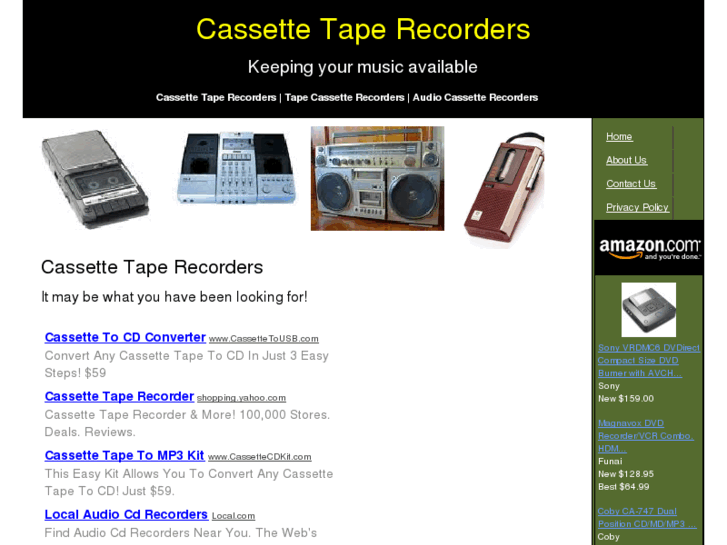 www.cassettetaperecorders.net