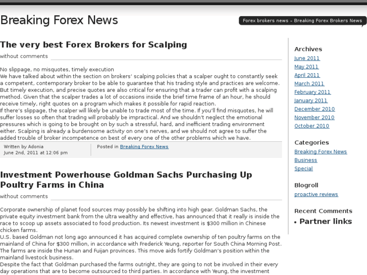 Forex breaking news