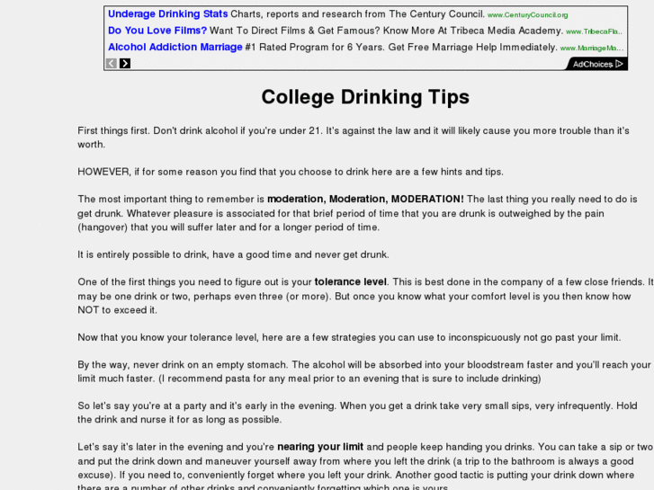 www.collegedrinkingtips.com