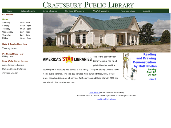 www.craftsburypubliclibrary.org