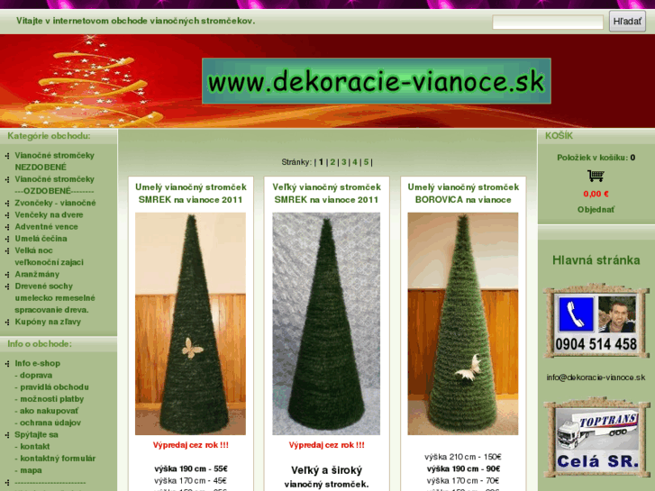 www.dekoracie-vianoce.sk