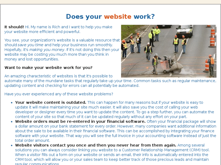 www.doesyourwebsitework.com