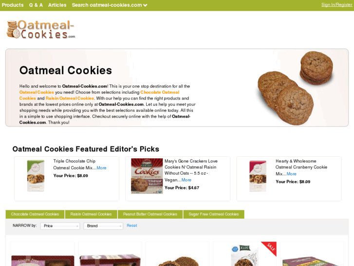 www.oatmeal-cookies.com