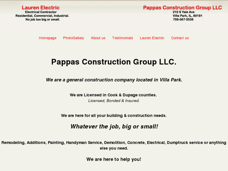 www.pappasconstruction.net