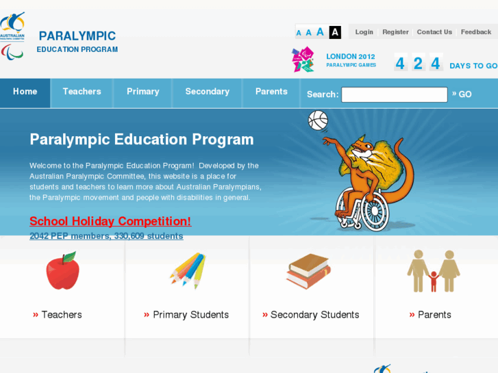 www.paralympiceducation.org.au