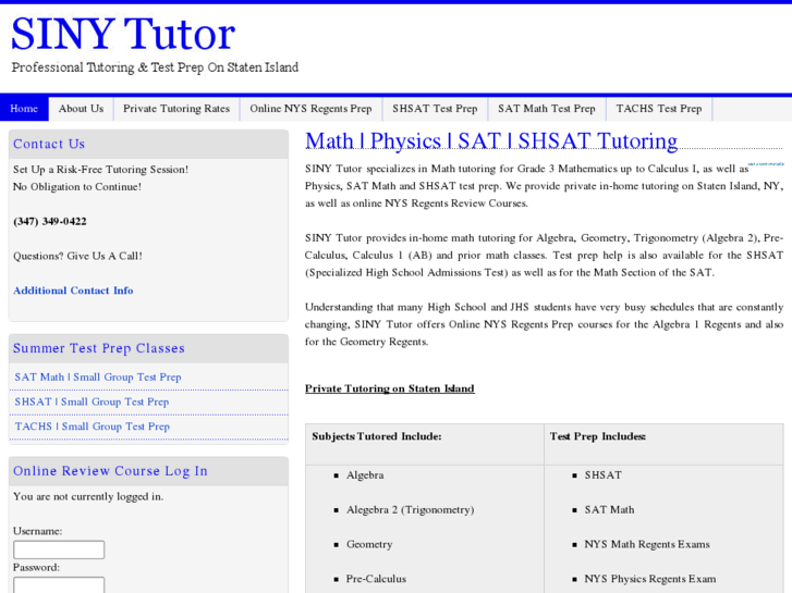 www.sinytutors.com