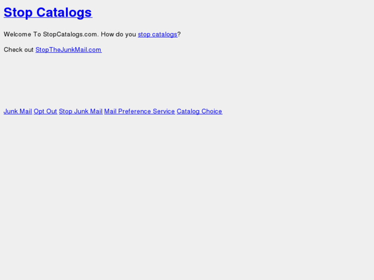 www.stopcatalogs.com