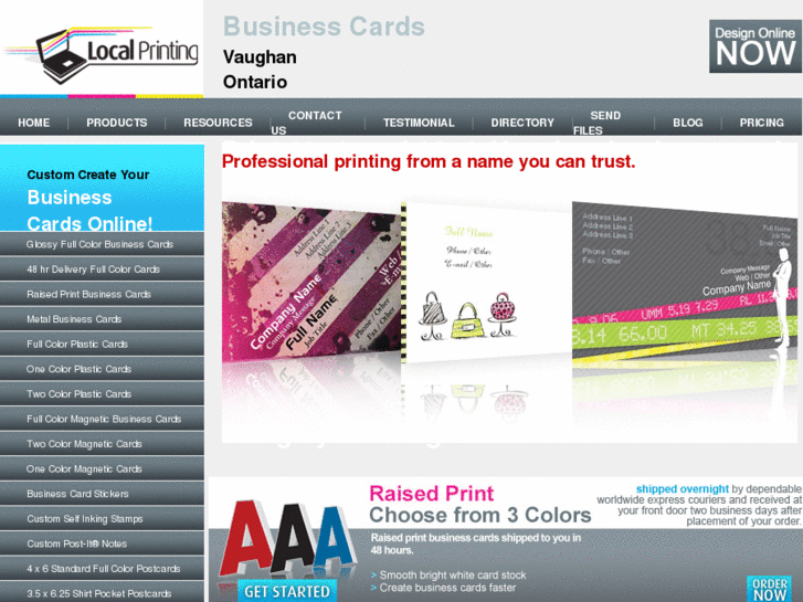 www.vaughanbusinesscard.com