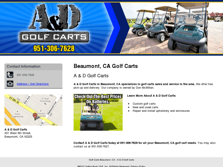 www.aandgolfcarts.com