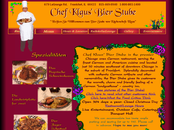 www.chefklausbierstube.com