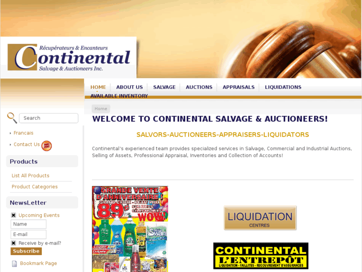 www.continentalauctioneers.com