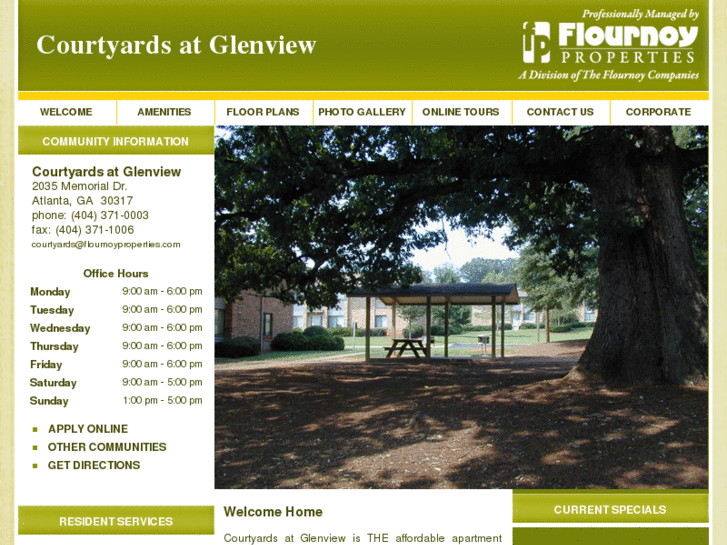 www.courtyardsatglenview.com