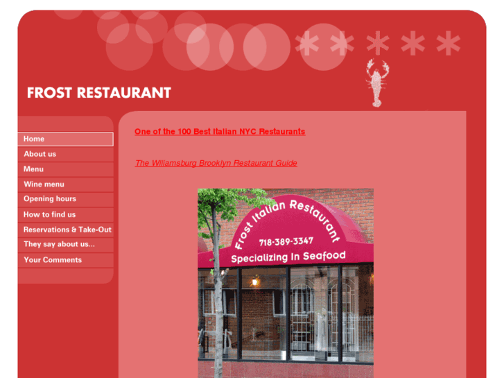 www.frostrestaurant.com