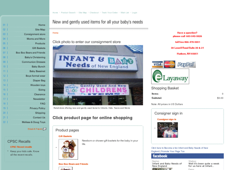 www.infantandbabyneeds.com