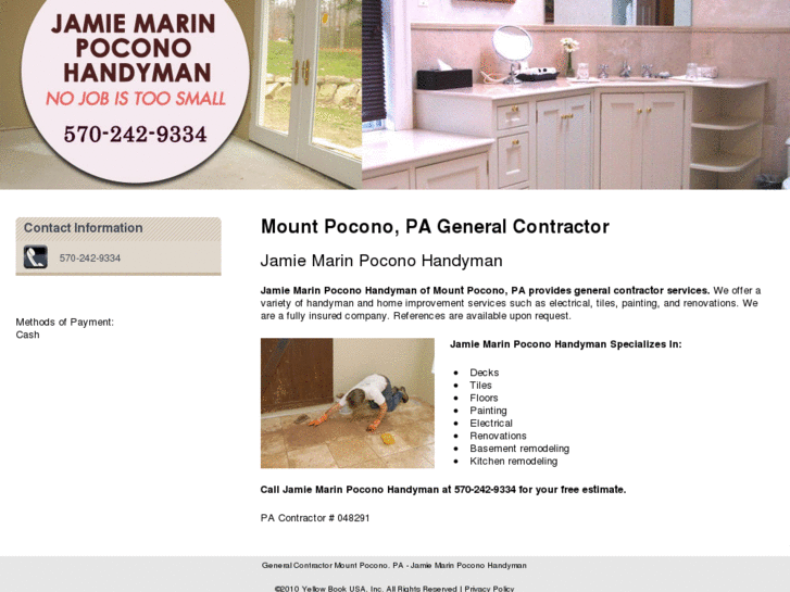 www.jamiemarinpoconohandyman.com