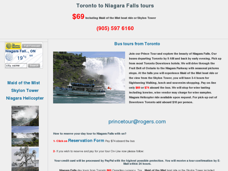 www.niagarafallstours.info