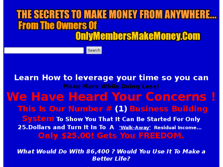 www.onlymembersmakemoney.com