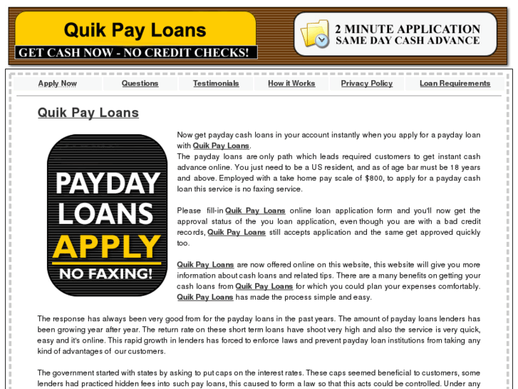 www.quikpay-loans.com