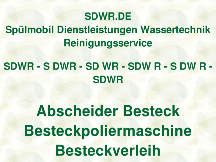 www.sdwr.de