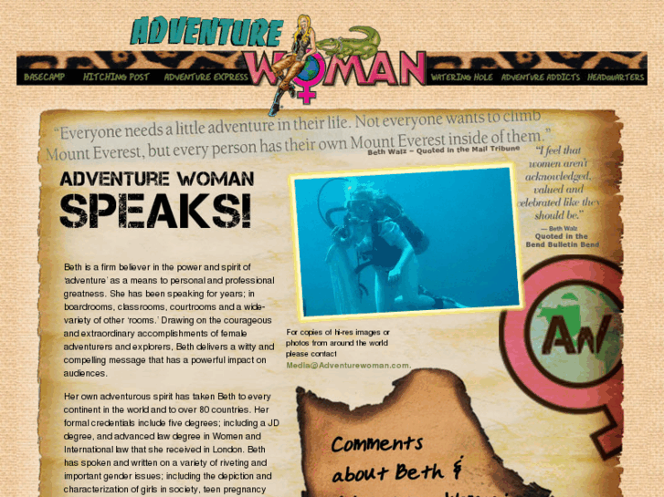 www.adventurewomanspeaks.com