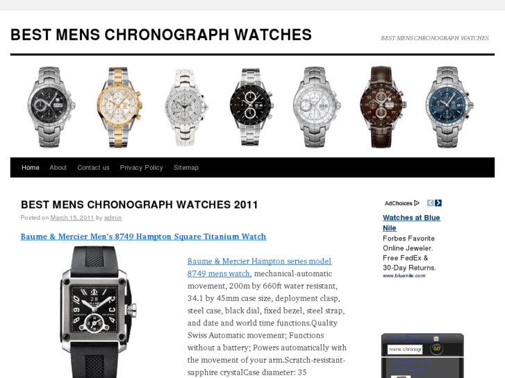 www.bestmenschronographwatches.com