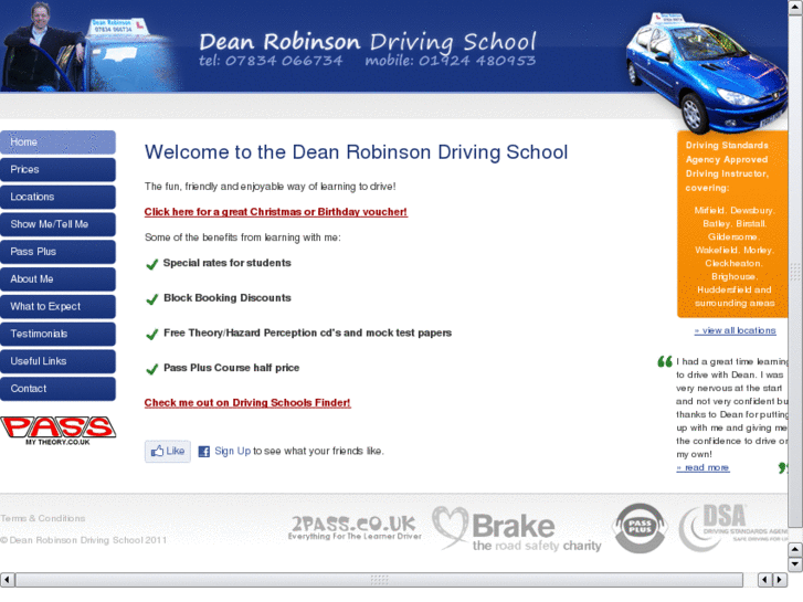 www.deanrobinsondrivingschool.com