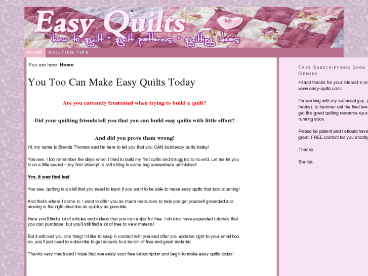 www.easy-quilts.com