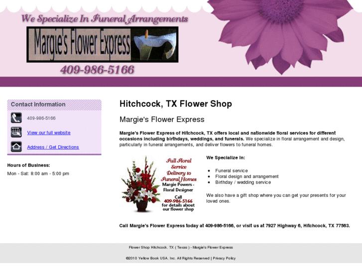 www.margiesflowerexpresstx.net