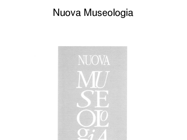 www.nuovamuseologia.org