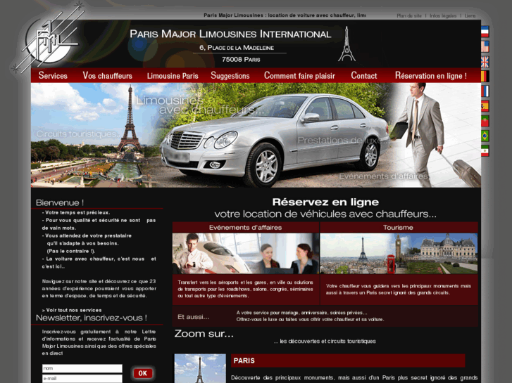 www.paris-limousines.fr