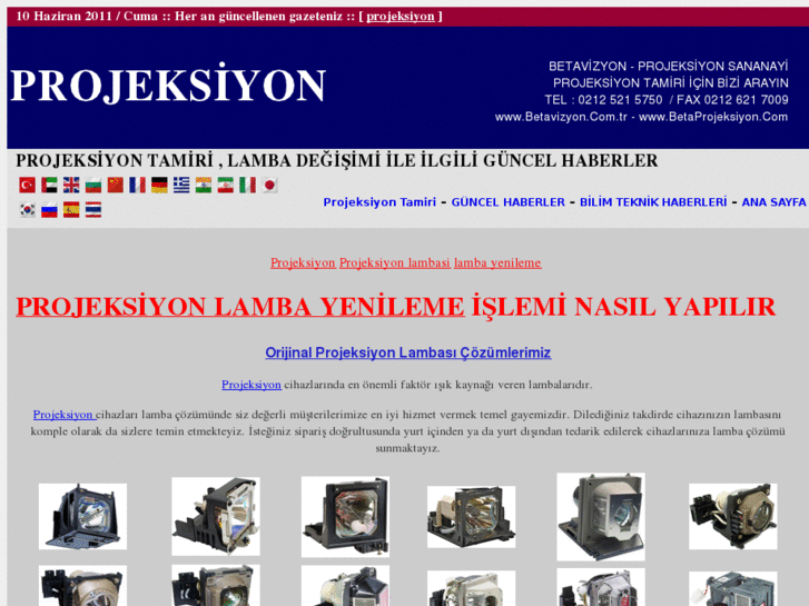 www.projeksiyon-yapimi.com