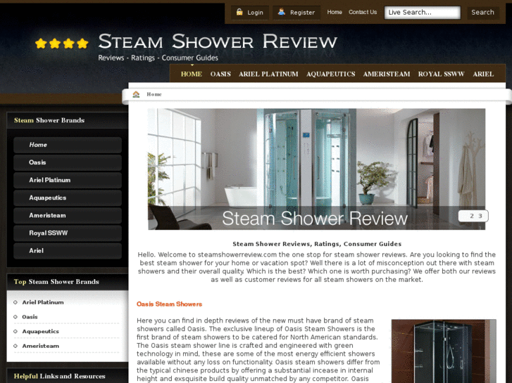 www.steamshowerreview.com