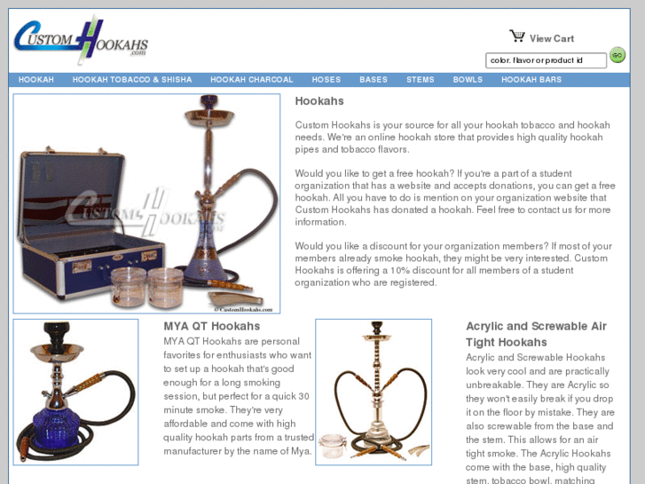 www.customhookahs.com