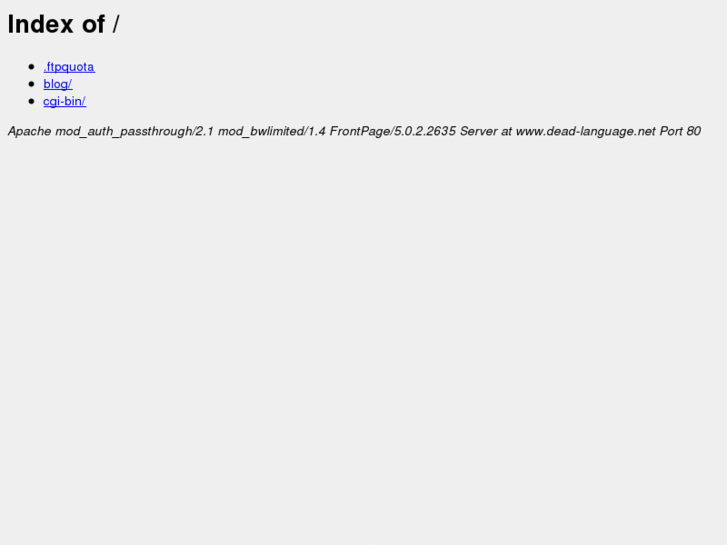 www.dead-language.net