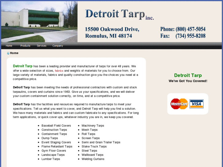 www.detroittarp.com