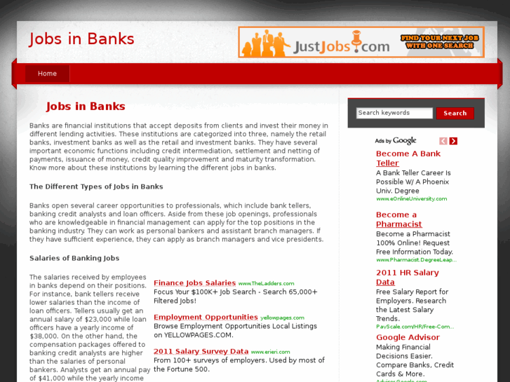 www.jobsinbanks.net