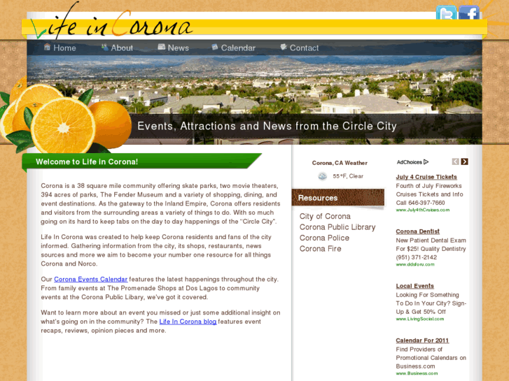 www.lifeincorona.com