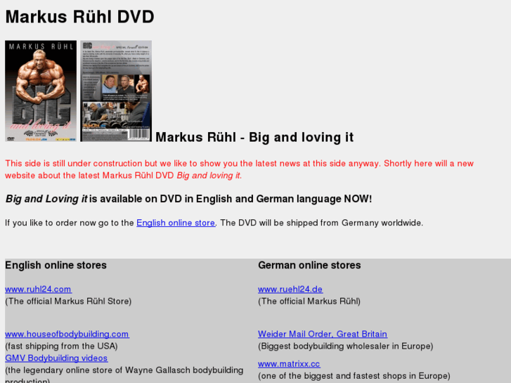 www.markus-ruhl-dvd.com