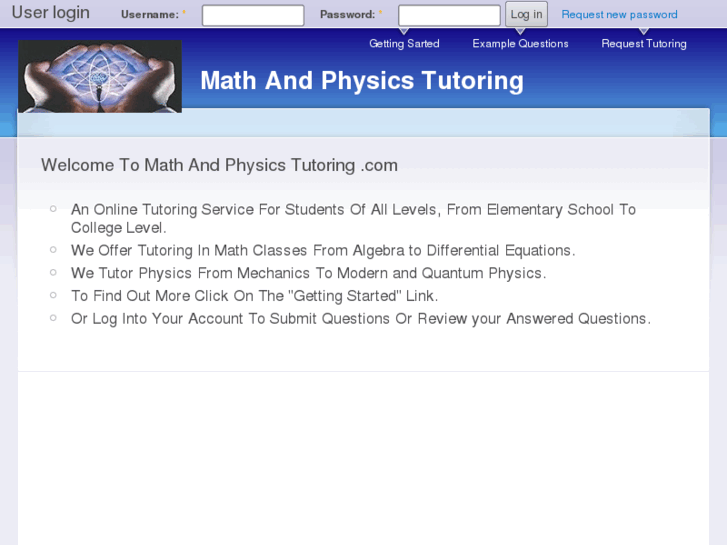 www.mathandphysicstutoring.com